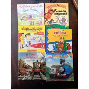 Set of 6 Kids Paperback Books from PBS Kids Programming